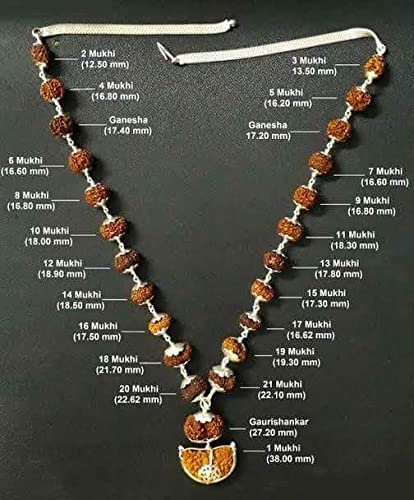 Lab Certified Indra Mala Size: 17-23mm